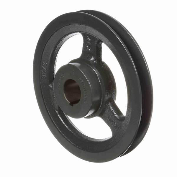 1 Groove Cast Iron Fhp - Finished Bore Sheave, BK72X 1 1/8